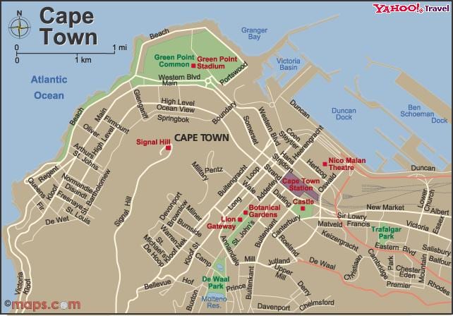 city of Cape Town karta viewer