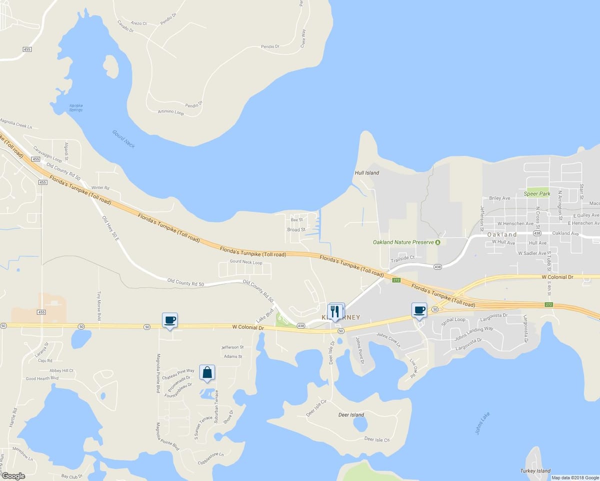 karta över killarney trädgårdar