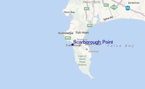 karta över scarborough Kapstaden