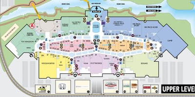 Karta över canal walk karta Kapstaden
