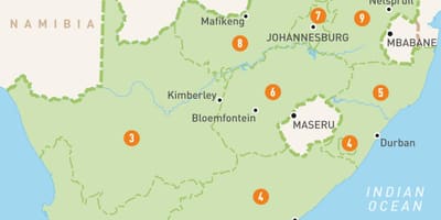 Kapstaden sa karta